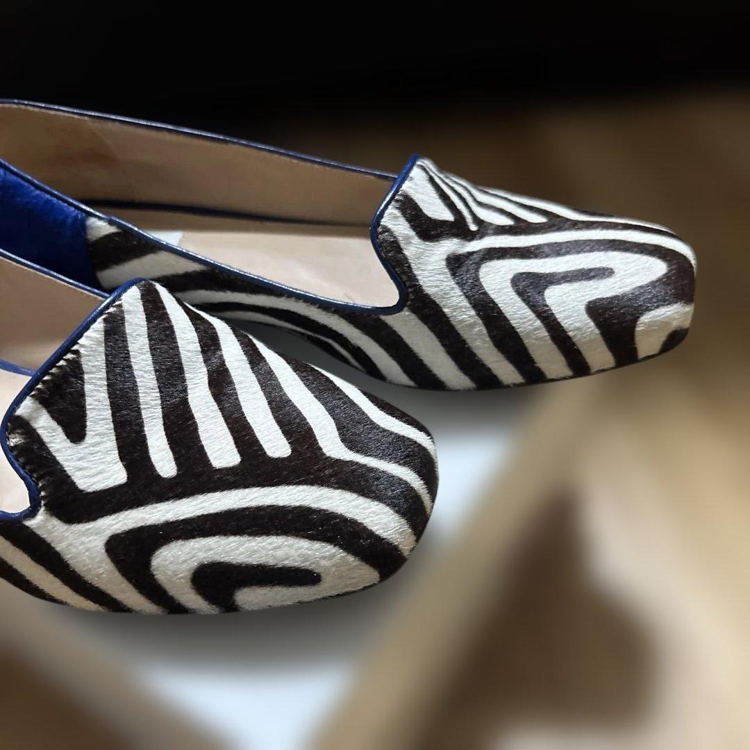 MaxMara 】ゼブラ柄 ローファー / 37サイズ - メルカリ