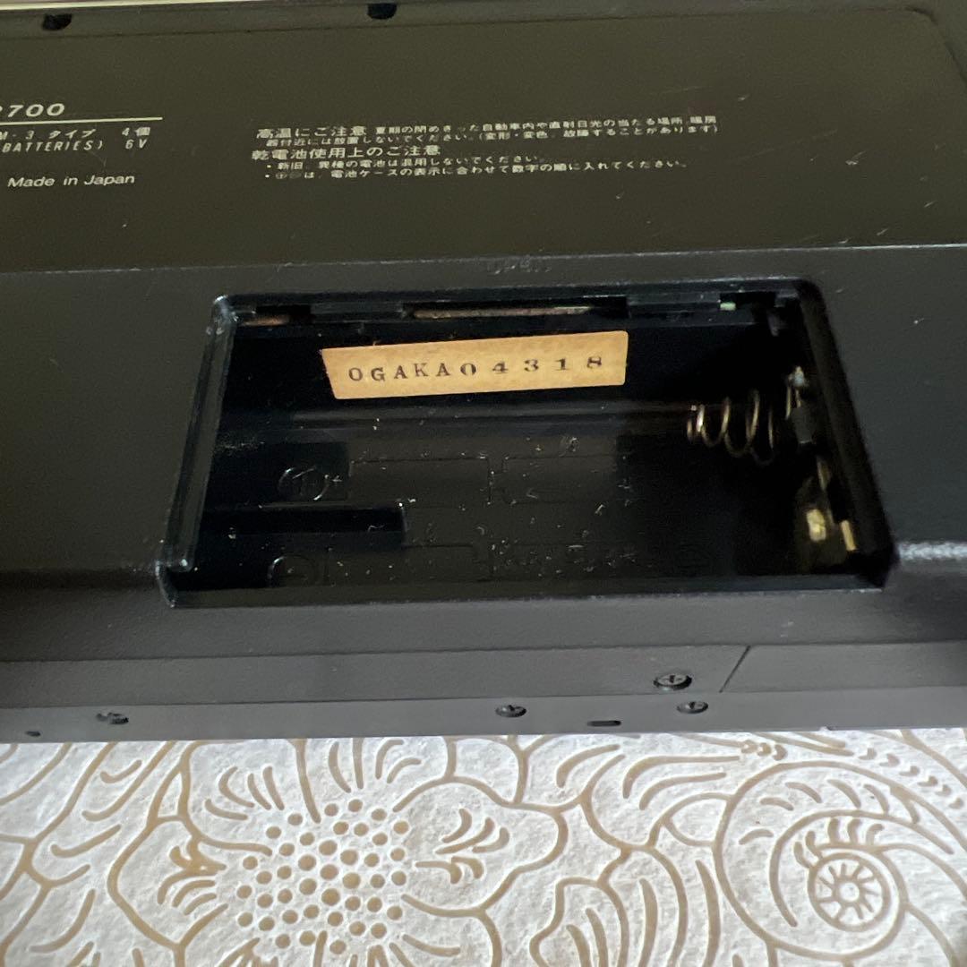 ジャンク品】National RX-2700 FMAMラジオカセットレコーダー