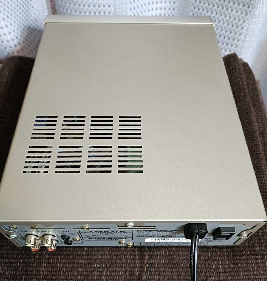 ONKYO K-SX7 カセットデッキ 整備済 完動品 各ケーブル テープ付