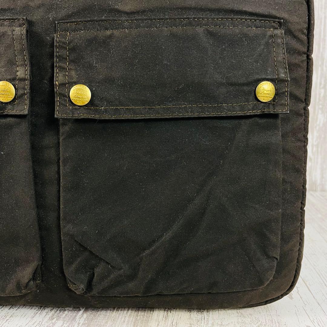 希少】RRLダブルアールエル ワックスドキャンバス ブリーフケース