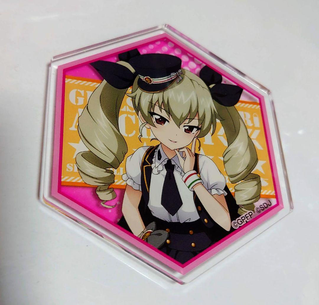 ② アンチョビ アクリルバッジ セガコラボカフェ ガールズ&パンツァー