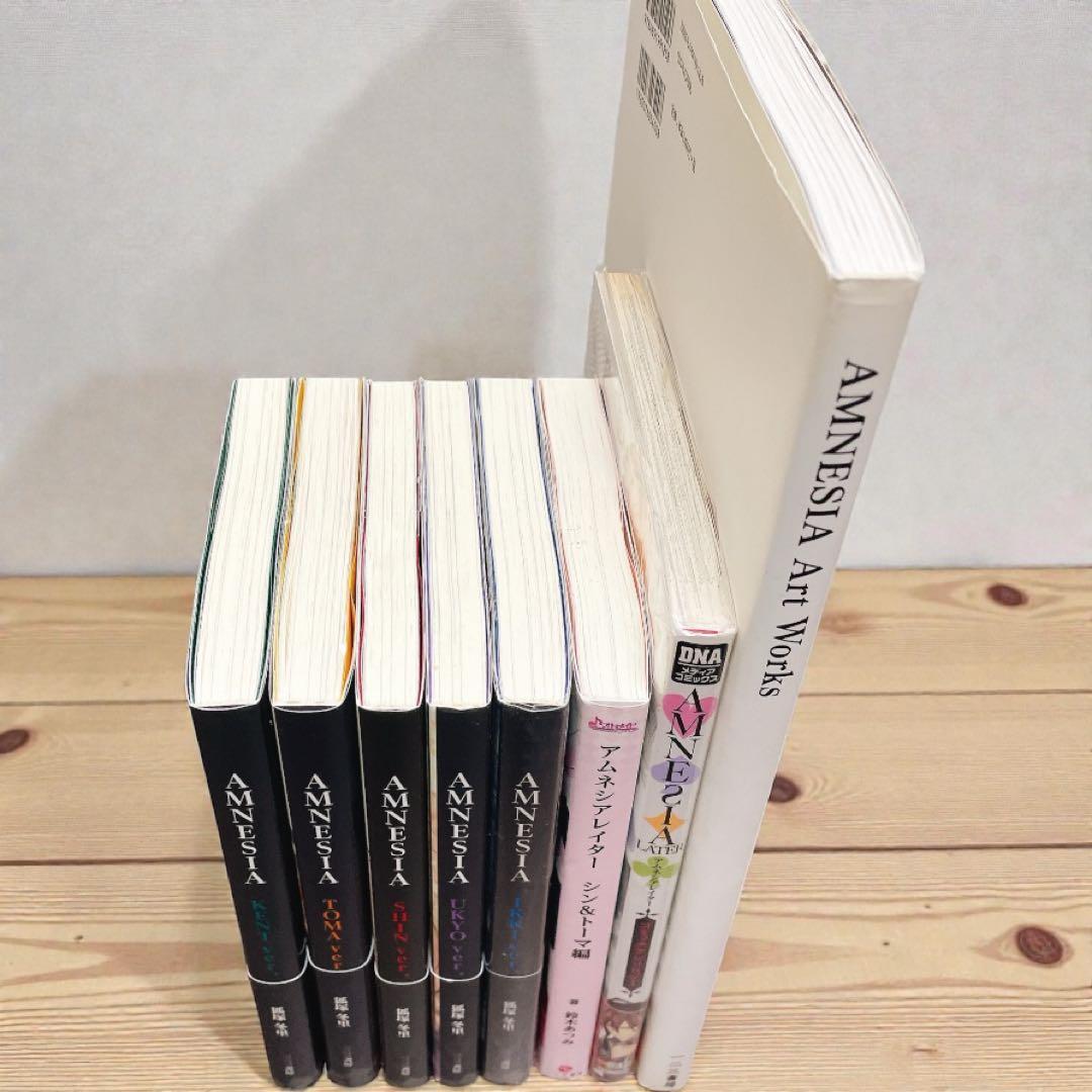 AMNESIA アムネシア 小説 初版 6冊+イラスト集＋1冊セット カード3枚
