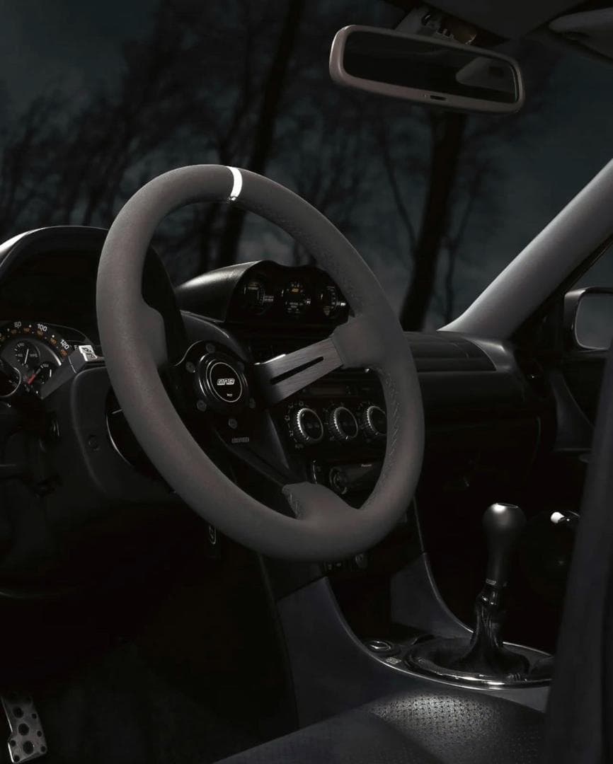 DND パープル フルカラー アルカンターラ ステアリング USDM ハンドル