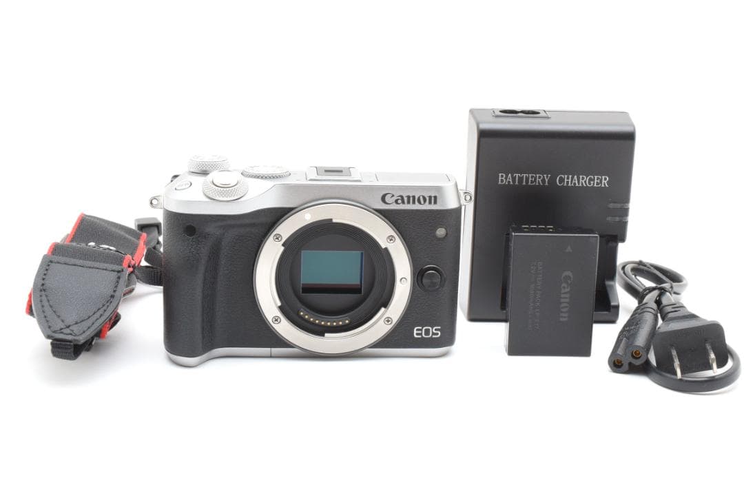 美品 キヤノン EOS M6 ミラーレスデジタルカメラボディ シルバー