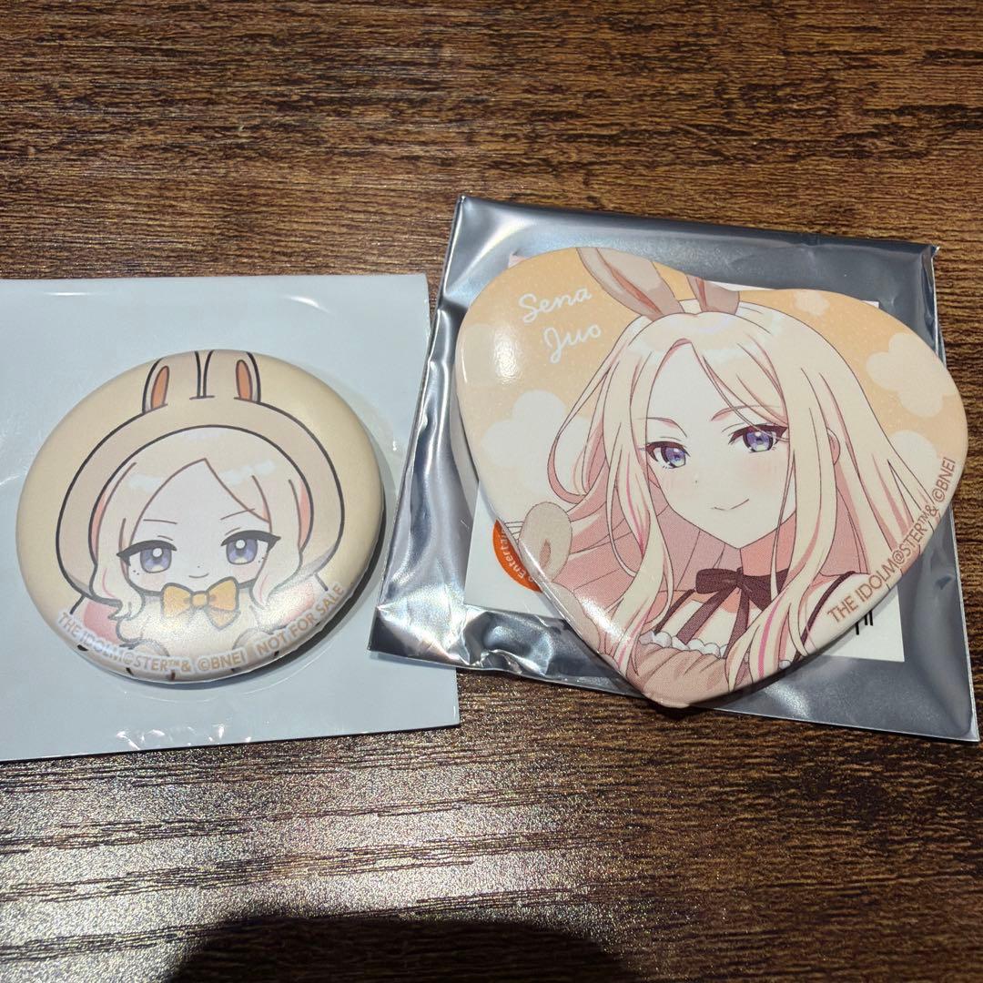 学園アイドルマスター 学マス GiGO 十王星南 ハート缶バッジ ミニ缶