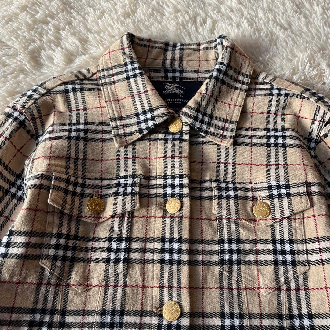 BURBERRY LONDON 定番ノバチェック ジャケット キッズ160A BURBERRY LONDON 定番ノバチェック ジャケット キッズ160A