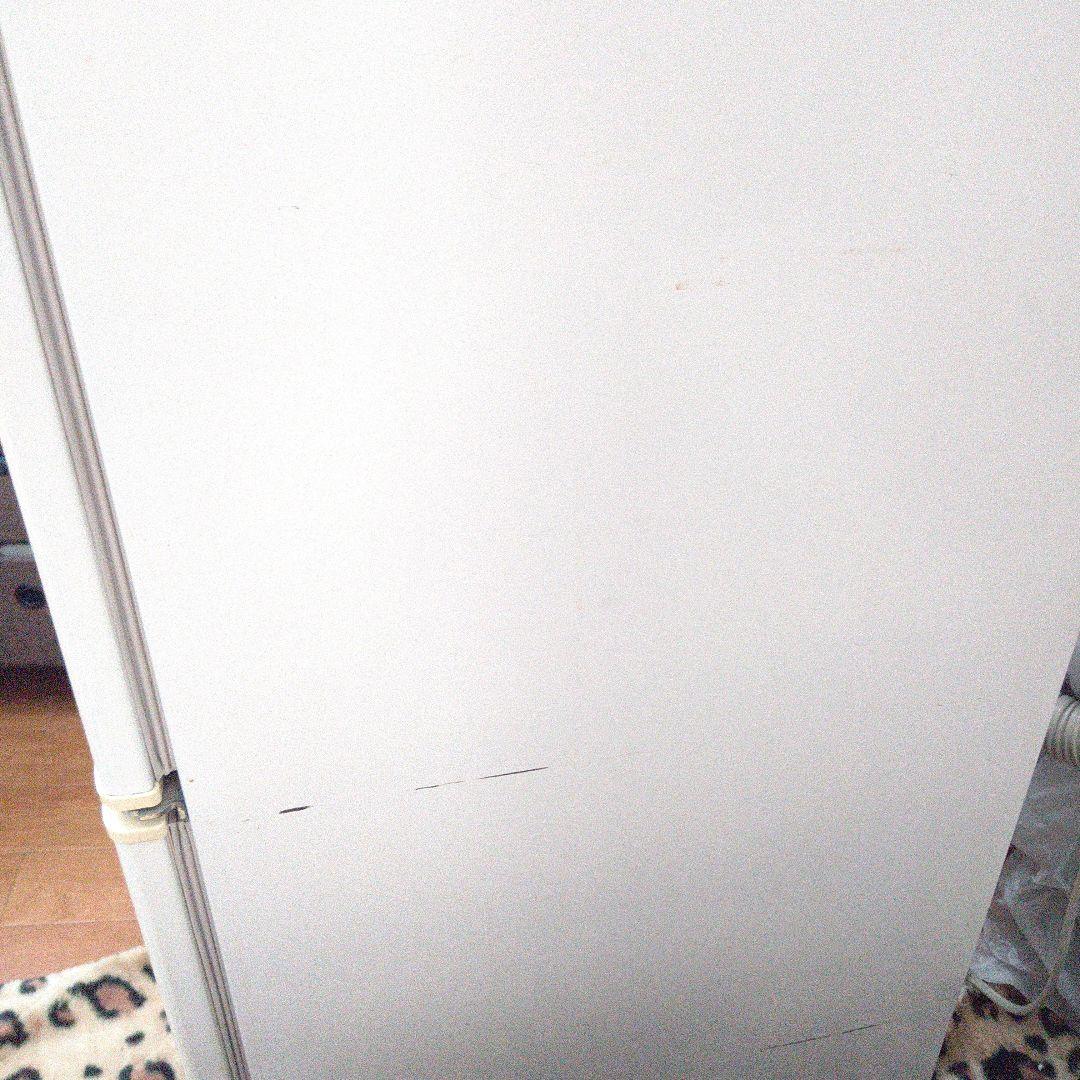 ナショナル☆2ドア冷凍冷蔵庫☆レトロ☆ホワイト&ブルー2005年製☆稼働