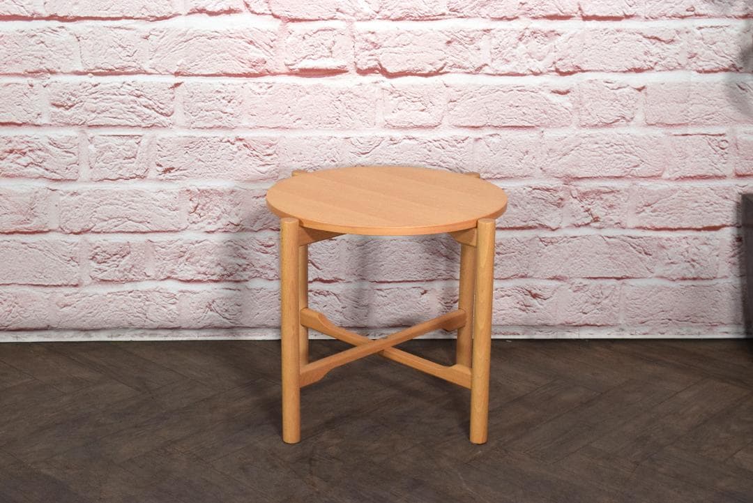 無印良品/良品計画/MUJI ブナ材サイドテーブル ラウンド/丸a - メルカリ