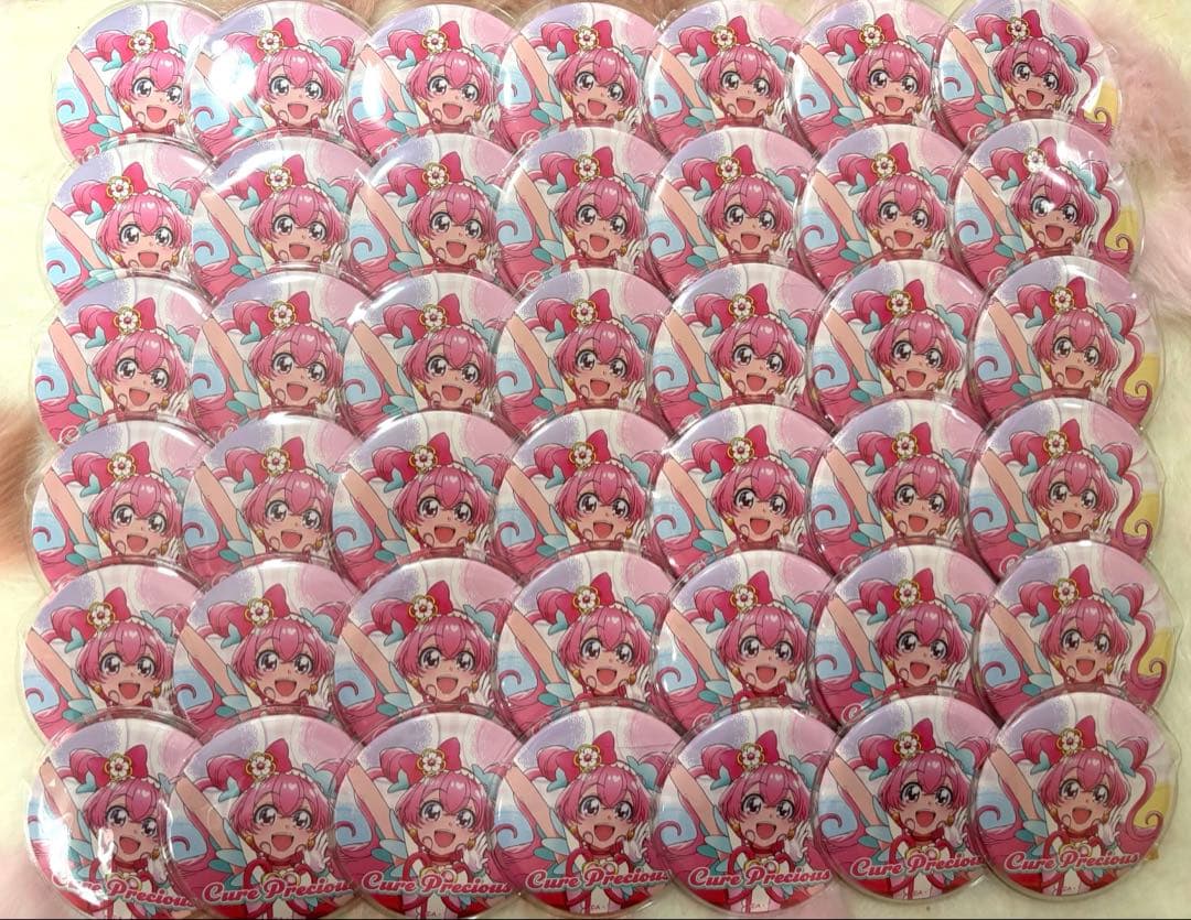 キュアプレシャス 全プリキュア展缶バッジ 20th 42個