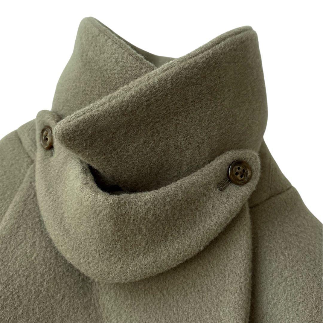 ティッカ TICCA 2021AW テントコート ピーコート カーキ色 ウール