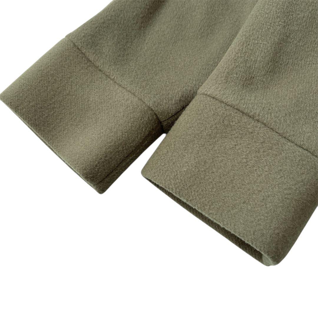 ティッカ TICCA 2021AW テントコート ピーコート カーキ色 ウール