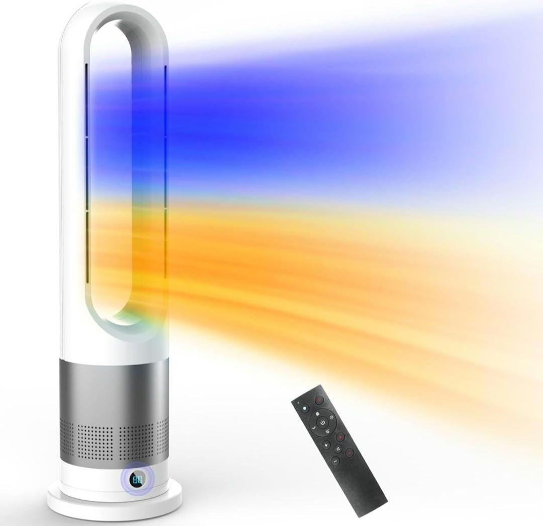 冷風機 羽なし　冷暖両用　タワーファン　ファンヒーター 羽根無し 111 楽天市場】セラミックヒーター 静音 省エネ セラミックファンヒーター