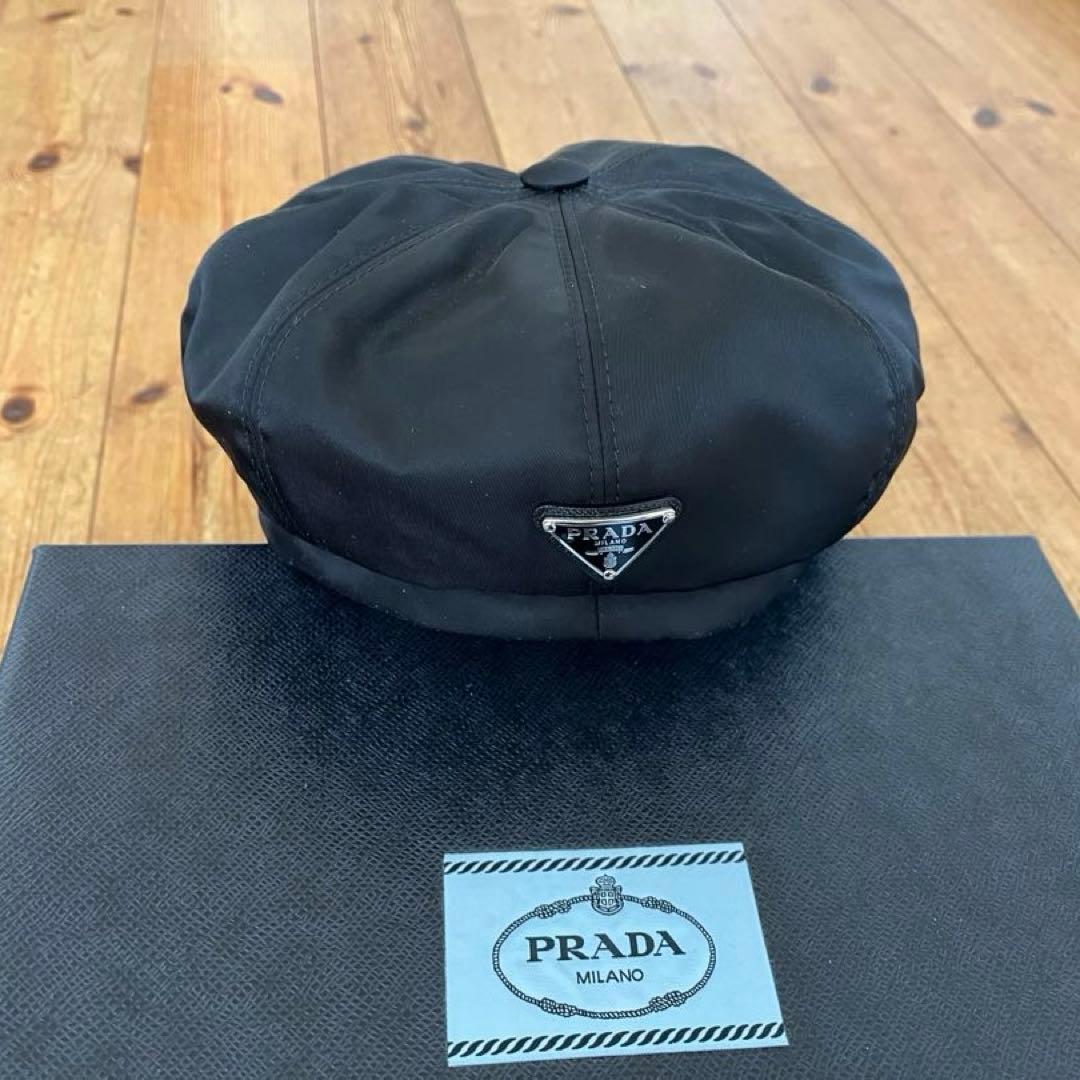 PRADA プラダ Re-Nylon ハット キャスケット ベレー帽 帽子 - メルカリ