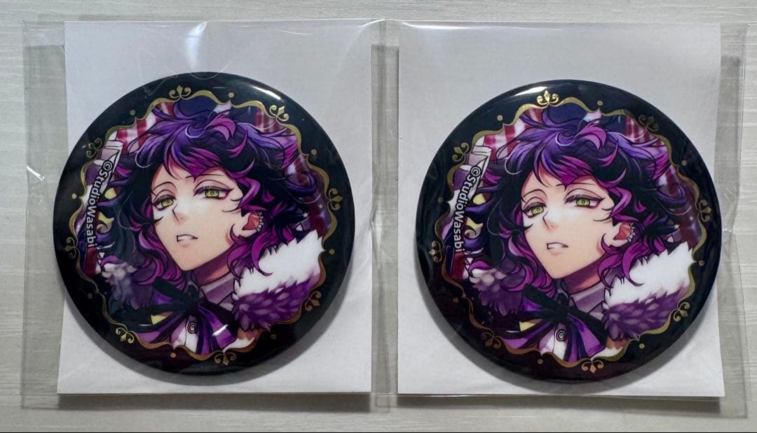 悪魔執事と黒い猫 あくねこ ラムリ 缶バッジ 2個セット - メルカリ