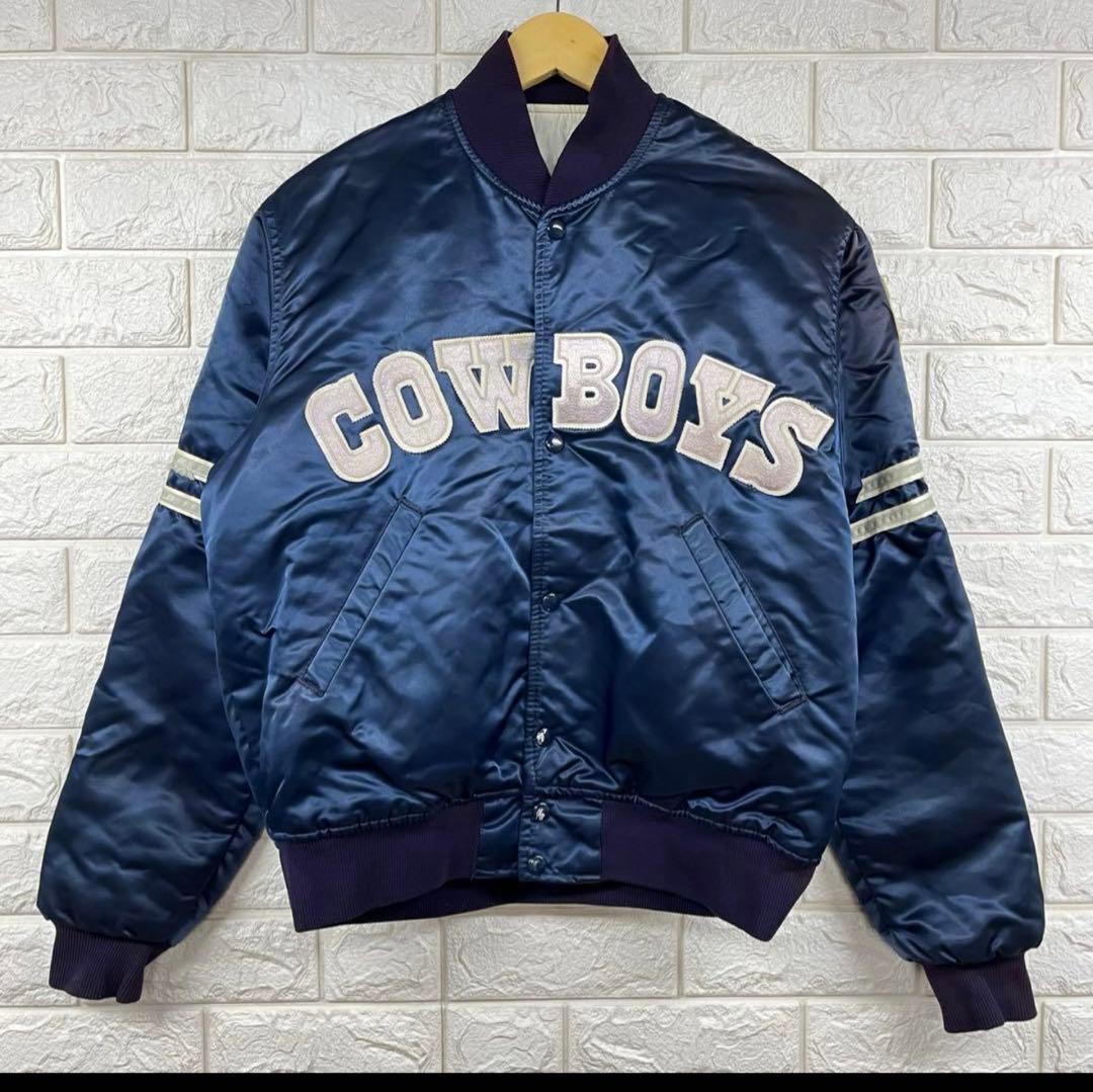 90's STARTER スターター NFL COWBOYS スタジャン M 00年代 STARTER スターター NFL ダラス・カウボーイズ スタジアム