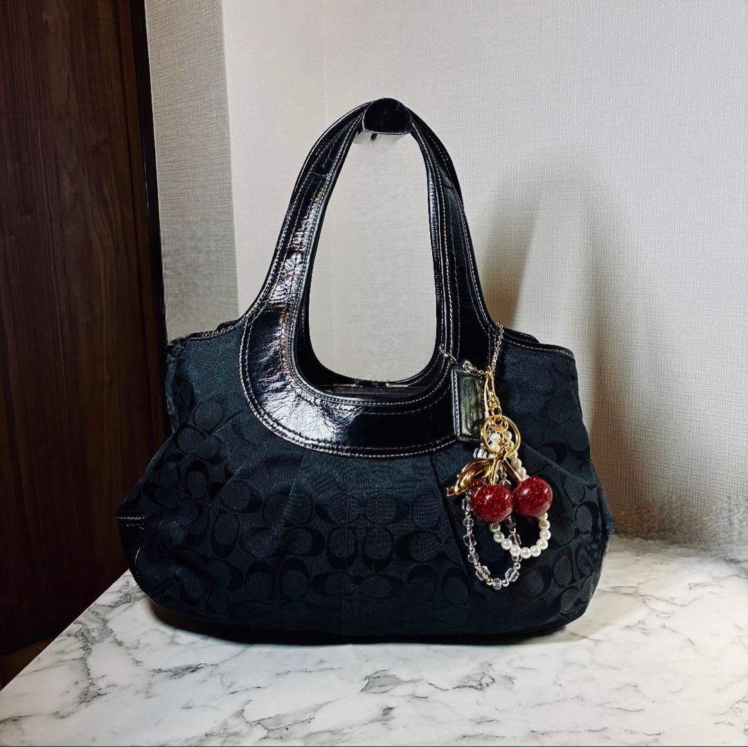 COACH F14380 プリーテッド サッチェル エルゴ バッグ がま口 COACH エルゴ プリーテッド フレーム サッチェル がま口 レザー