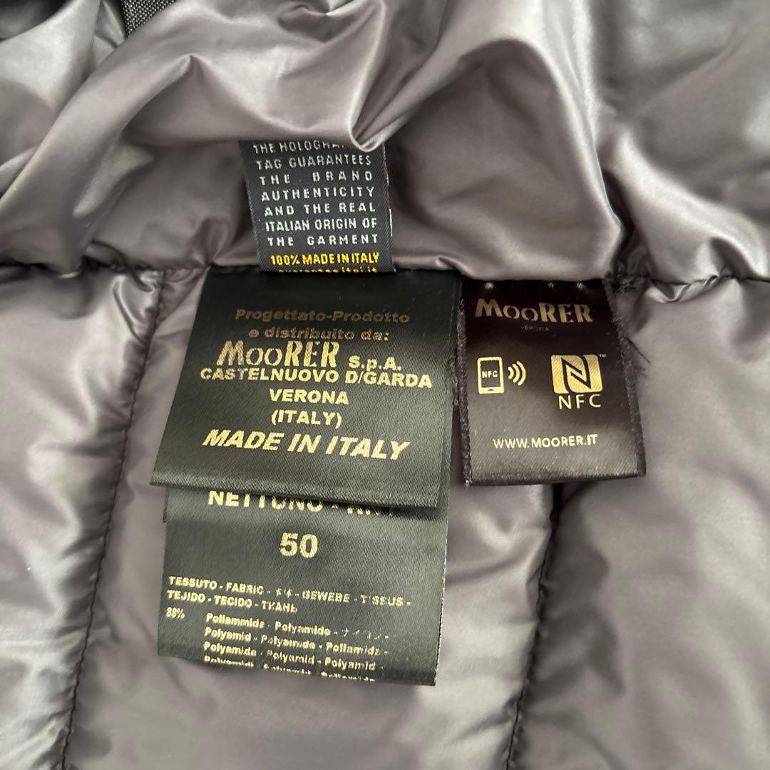 美品 MOORER NETTUNO-KN1 ダウンジャケット サイズ50 - メルカリ