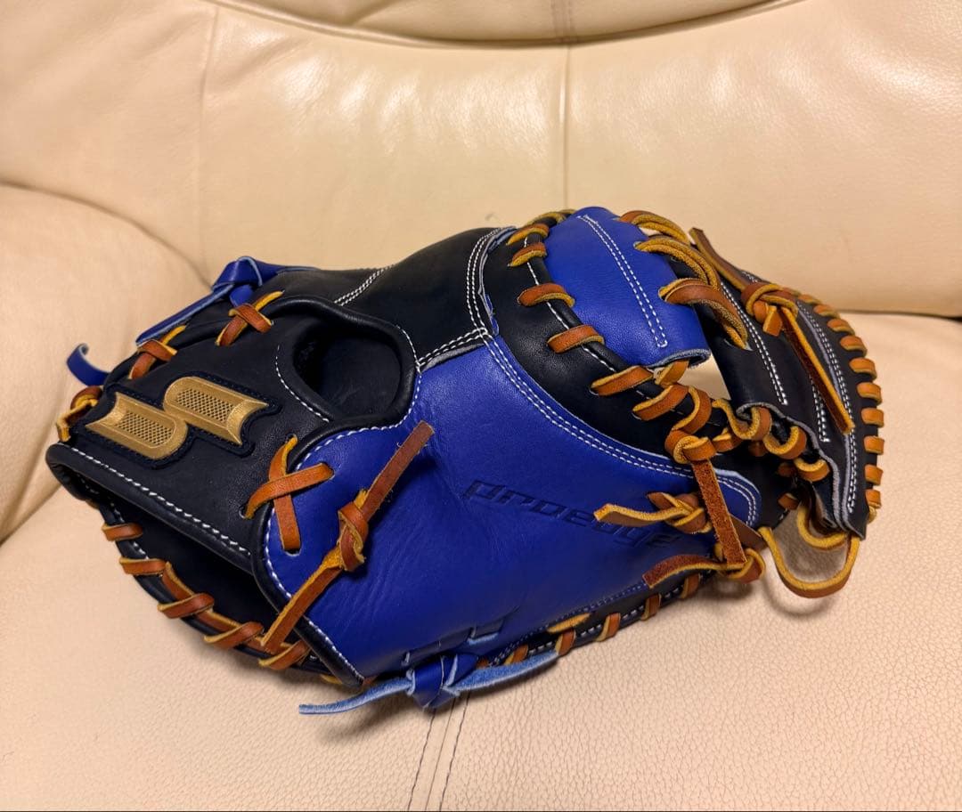 SSKプロエッジ　軟式キャッチャーミット　型付け済み　梅野モデル 野球 エスエスケイ 軟式キャッチャーミット プロエッジ オーダーグラブ