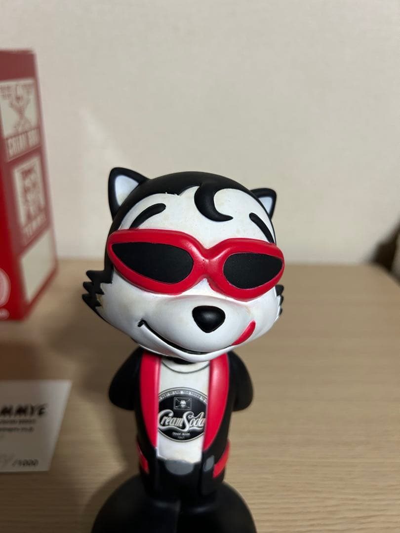 CREAMSODA☆Temmye☆ボビングヘッドフィギュア☆新品☆1stレッド