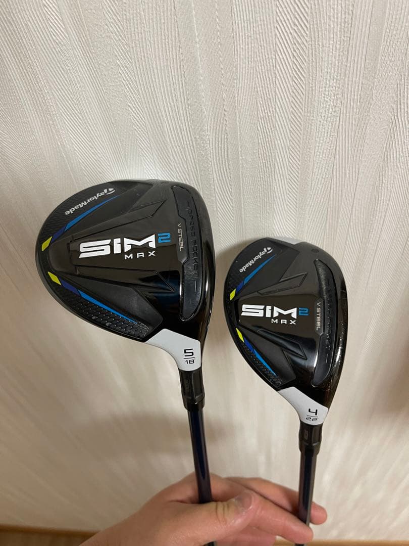 テーラーメイド SIM2MAX 5w 4u 2本セットSIM 右用 テーラーメイド