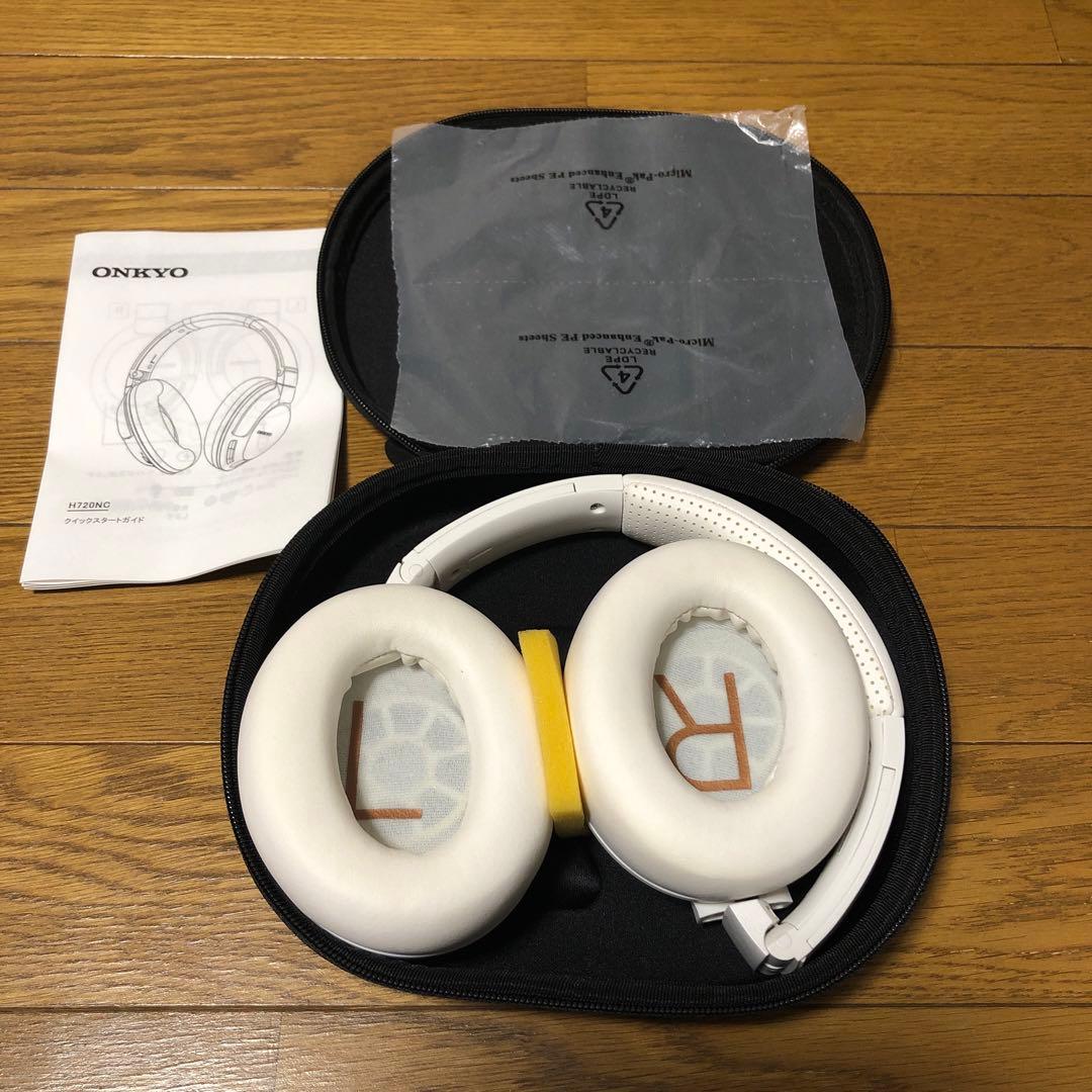 ✳️ オンキヨー ONKYO ヘッドホン 500台限定 H720NC ホワイト 白