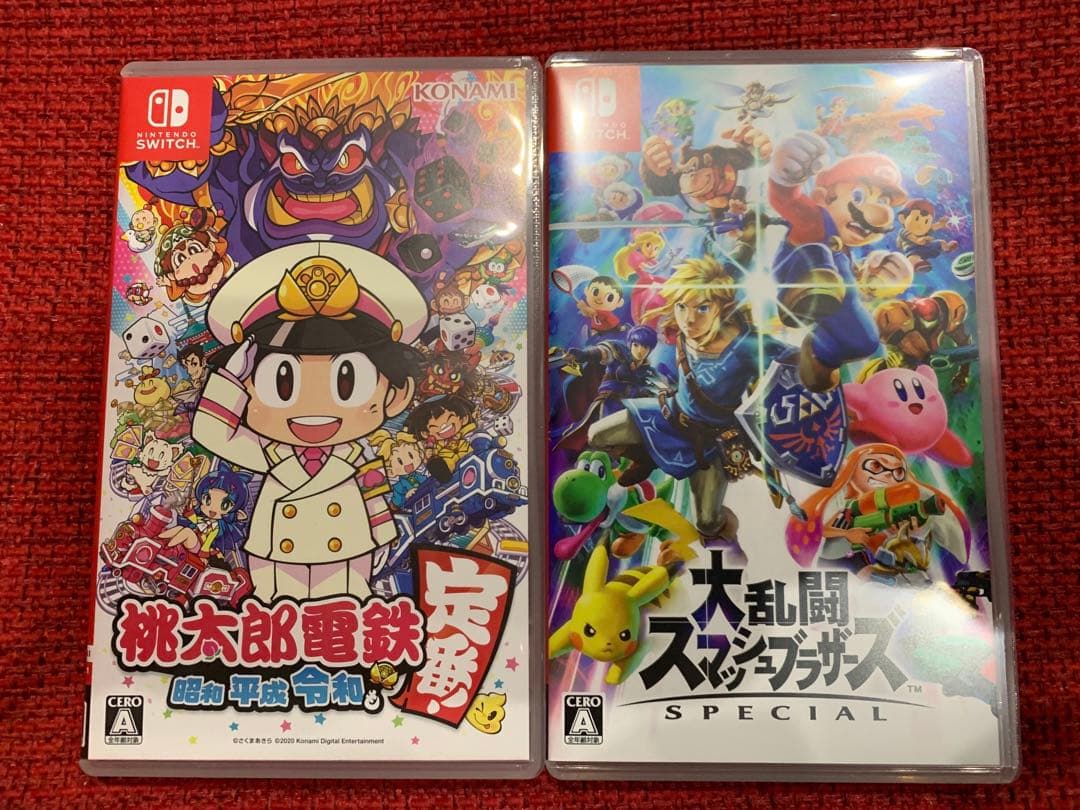 Switch 桃太郎電鉄、スマブラset Switchソフト スマブラ＆桃鉄 2セット