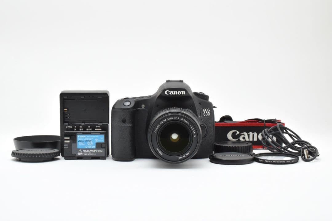 美品　完動品Canon EOS 60D キヤノン レンズセットバッテリー充電器付 DC88 CANON EOS 5D MarkII 7D 60D対応USB充電器 : didica - 通販