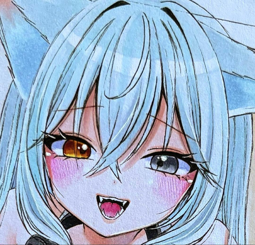 ラ*ル様 オリジナル創作手描きイラスト 5 min angel doodles 5分天使描いた #art #sketchbook #イラスト