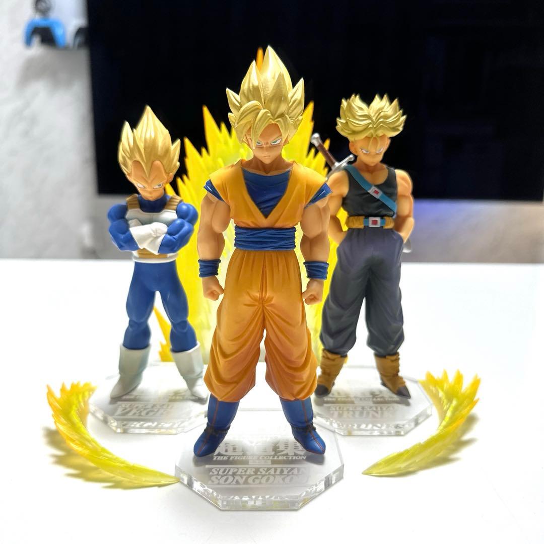即発送❗️ドラゴンボールフィギュア 三大超サイヤ人セット エフェクト