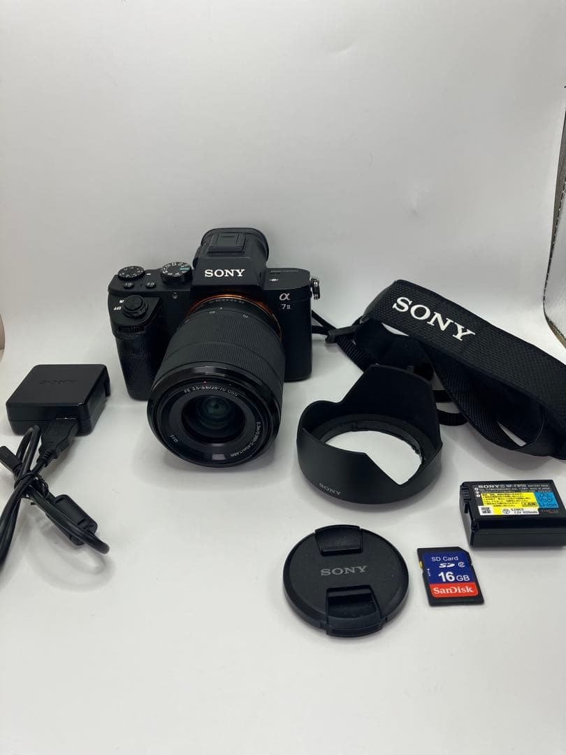 【返品保証・動作確認済】SONY α7 II 標準ズームレンズキット α7 【全額返金保証】並品｜ソニー II ILCE-7M2K ズームレンズキット