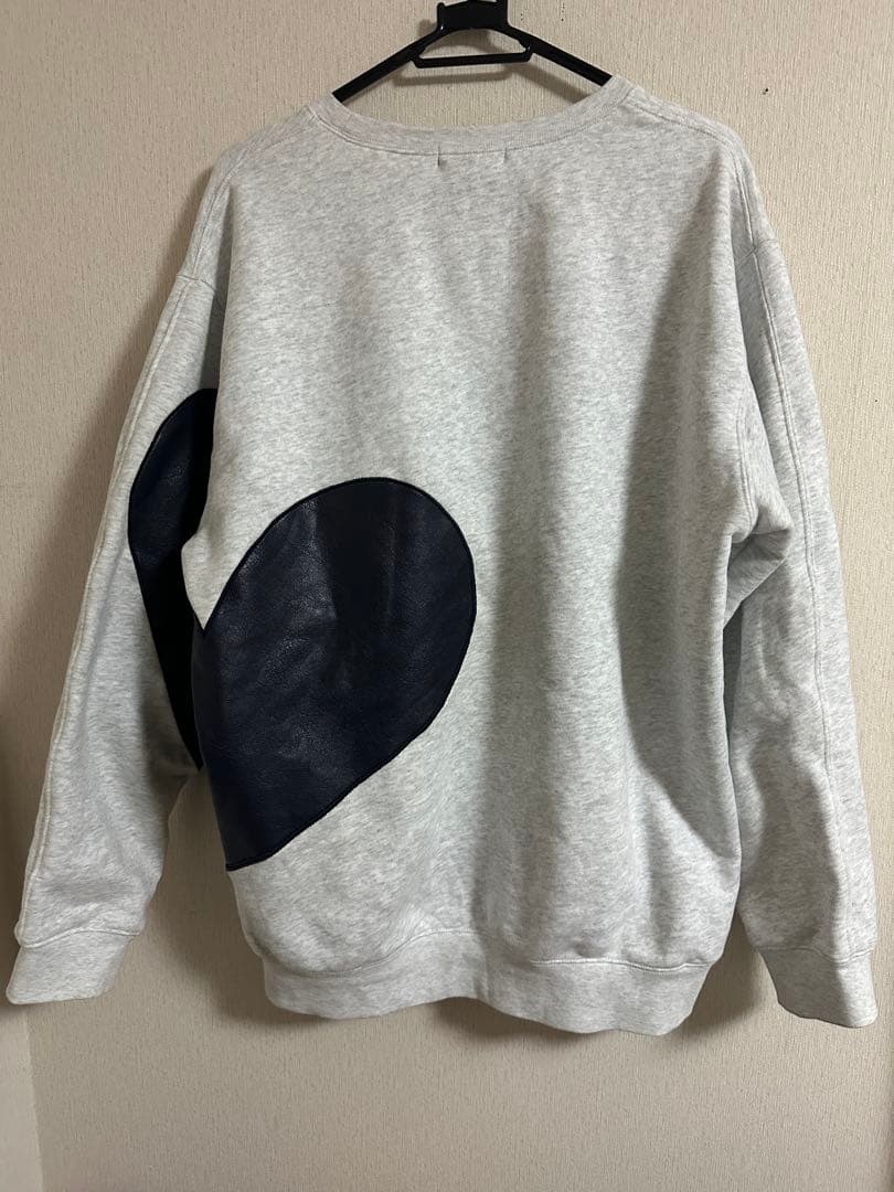 NKNIT pattern pullover sweat ハートスウェット - メルカリ