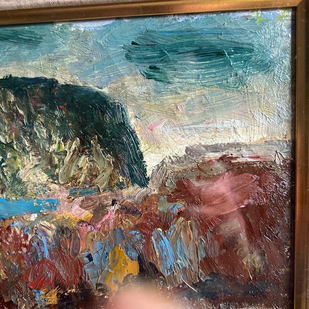 冬の海 小出宏 油彩画 1978年 - メルカリ