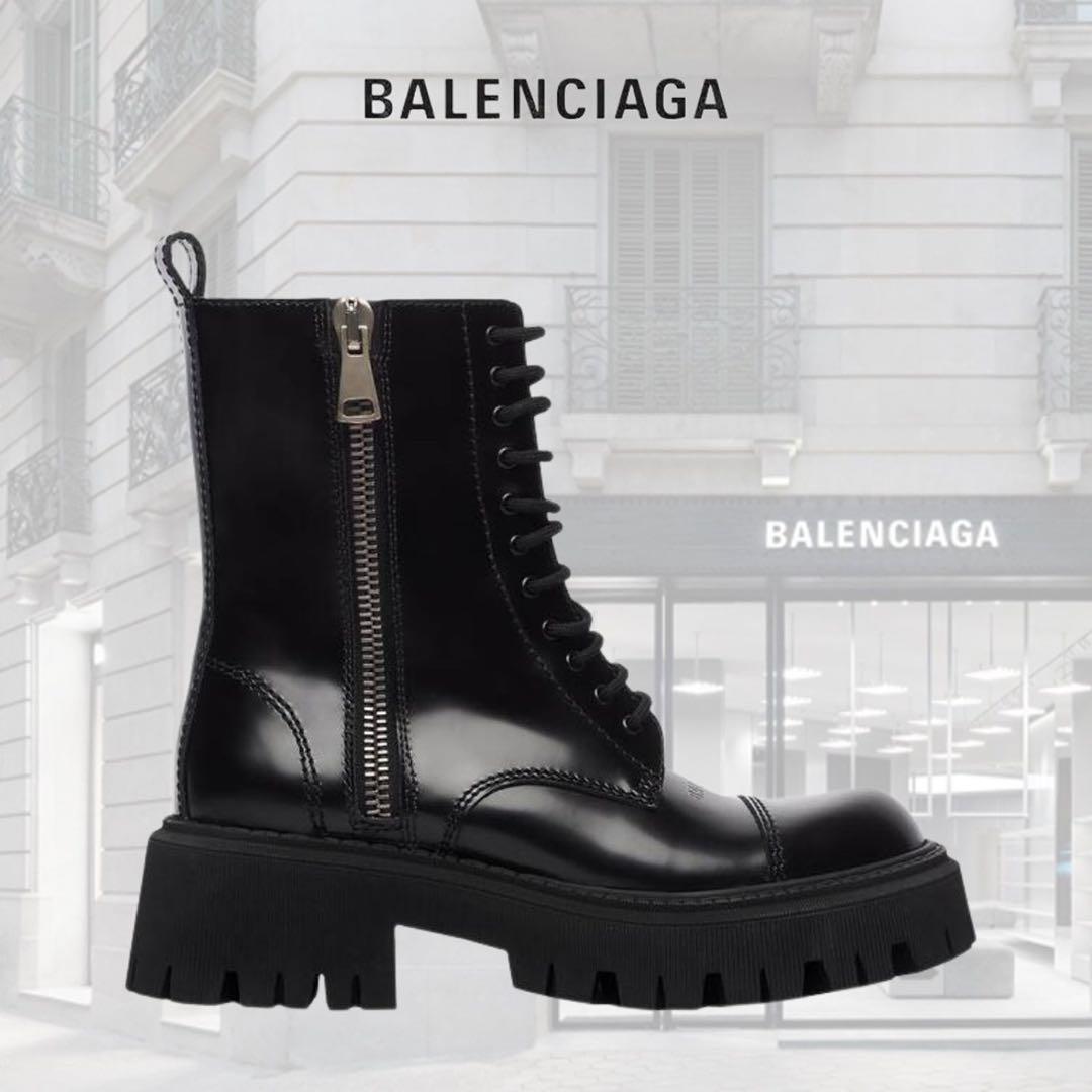 balenciaga バレンシアガ トラクター ブーツ 42 - メルカリ
