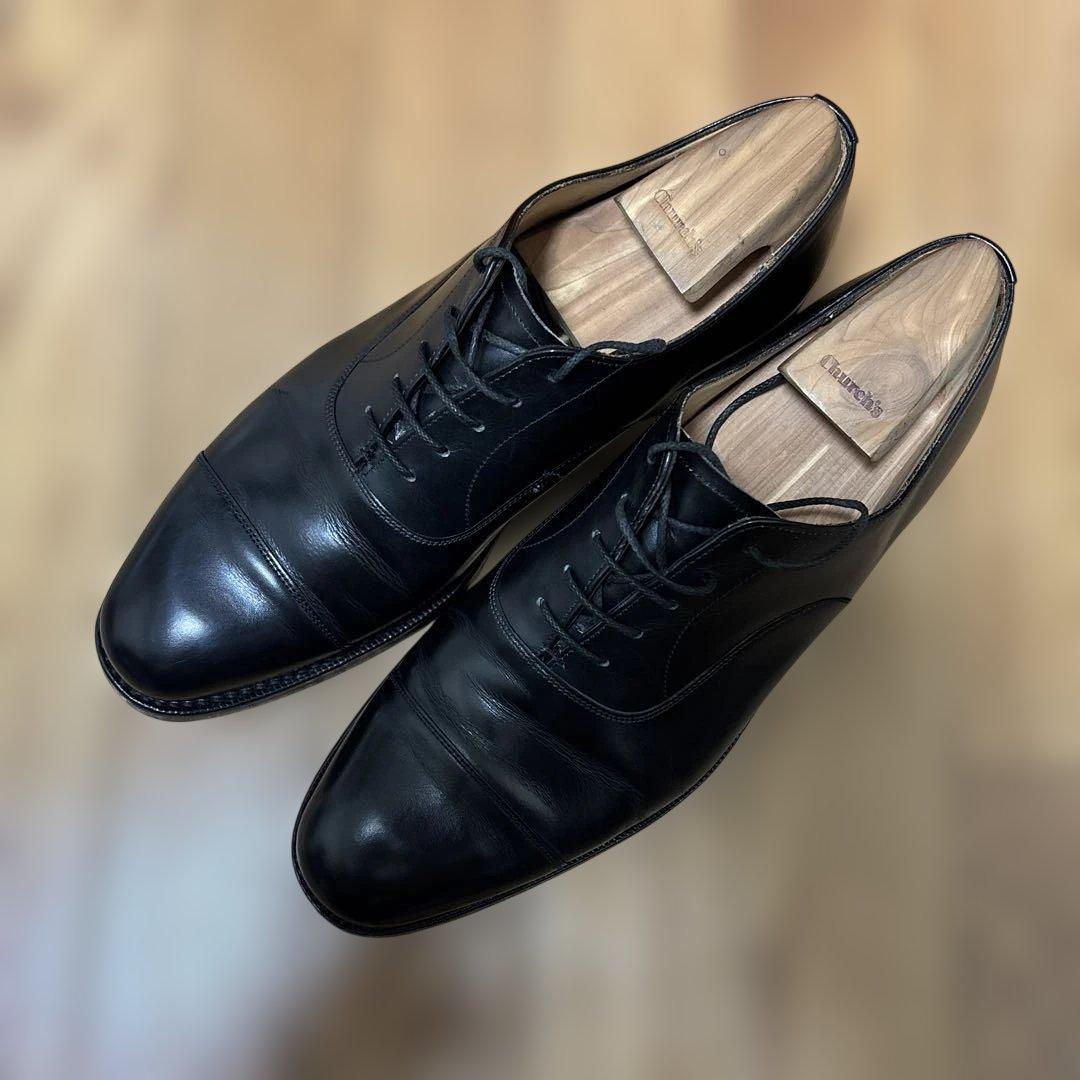 チャーチChurch's/コンサル 75F 黒173ラスト Church's（チャーチ） コンサル 173 ブラック ビジネスシューズ 紳士靴