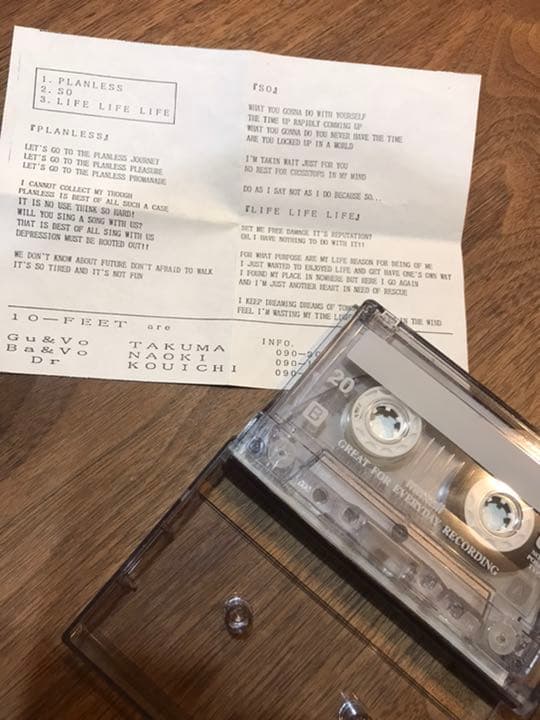 激レア】10-FEET デモテープ - メルカリ