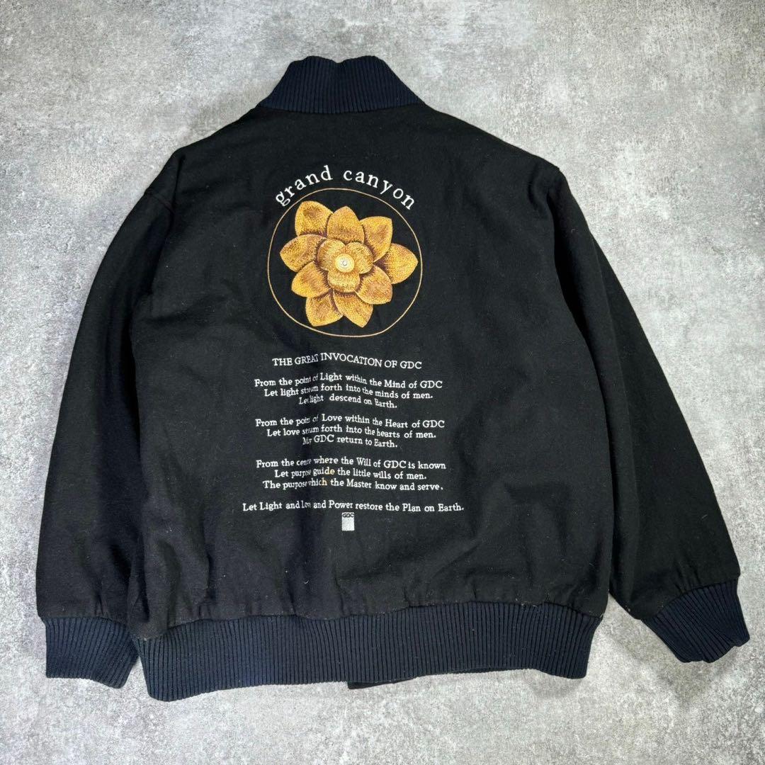 GDC グランドキャニオン スタジャン【XL】ロータス 刺繍 蓮 10周年