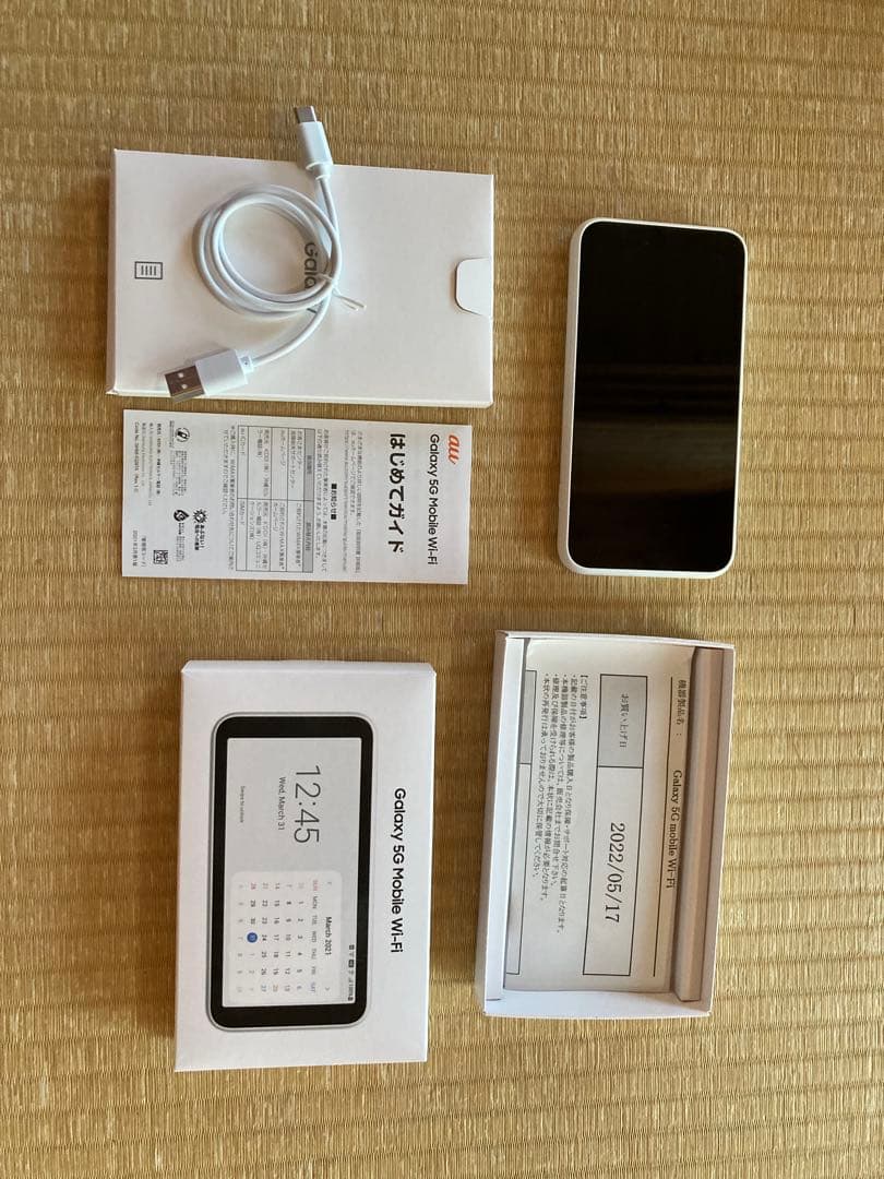 GALAXY 5G Mobile wifi 中古　美品 楽天市場】[中古品] Galaxy 5G Mobile WiFi SCR01 White 32GB SIM