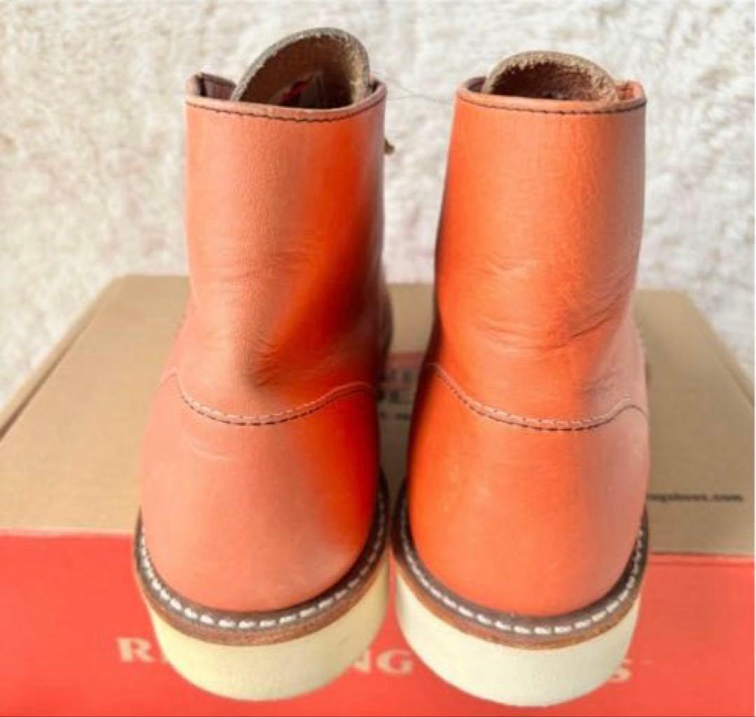 未使用 RED WING 8166 赤茶　26.0cm 傷あり USA 8