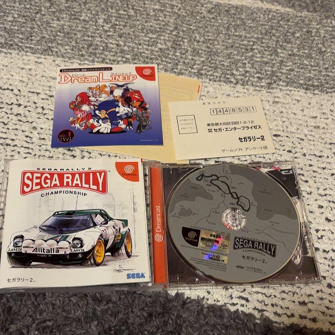 セガラリー2 ドリームキャスト ソフト 説明書つき - メルカリ