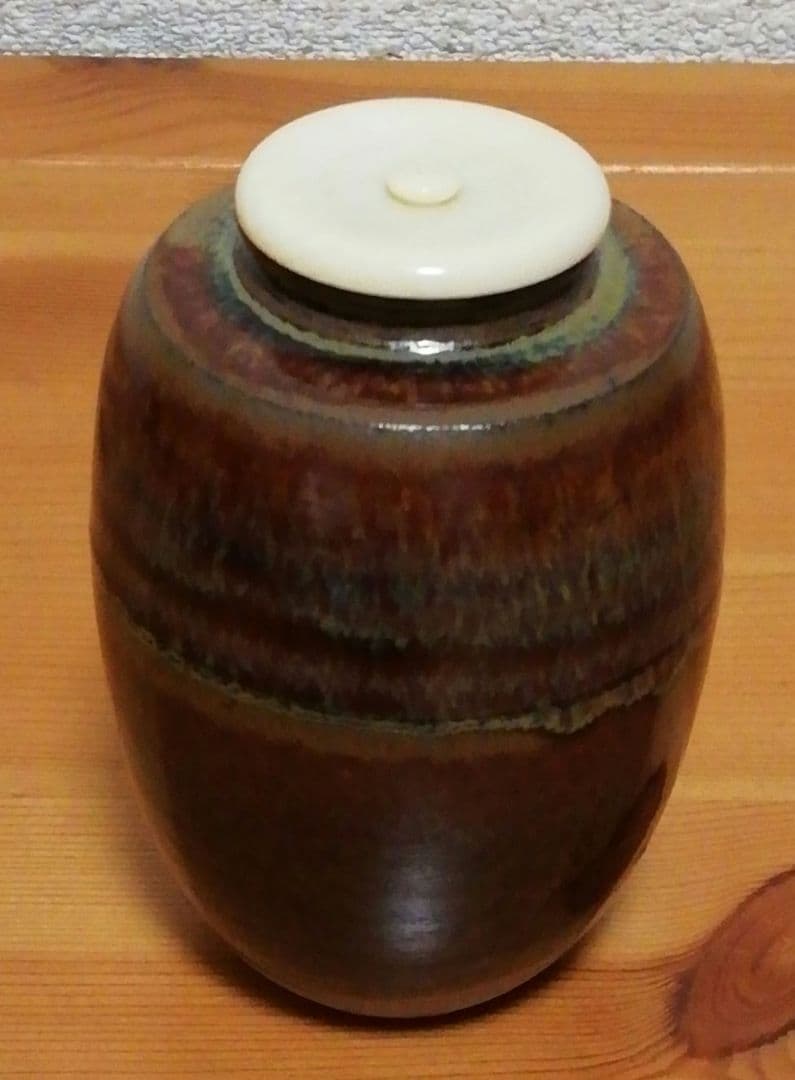 高取喜恵作 高取焼 肩衡 茶入 共箱 仕服付 略歴付 茶道具 - メルカリ