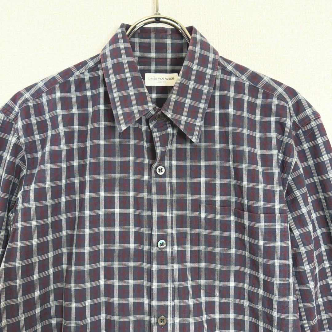 DRIES VAN NOTEN ドリスヴァンノッテン チェック シャツ - メルカリ