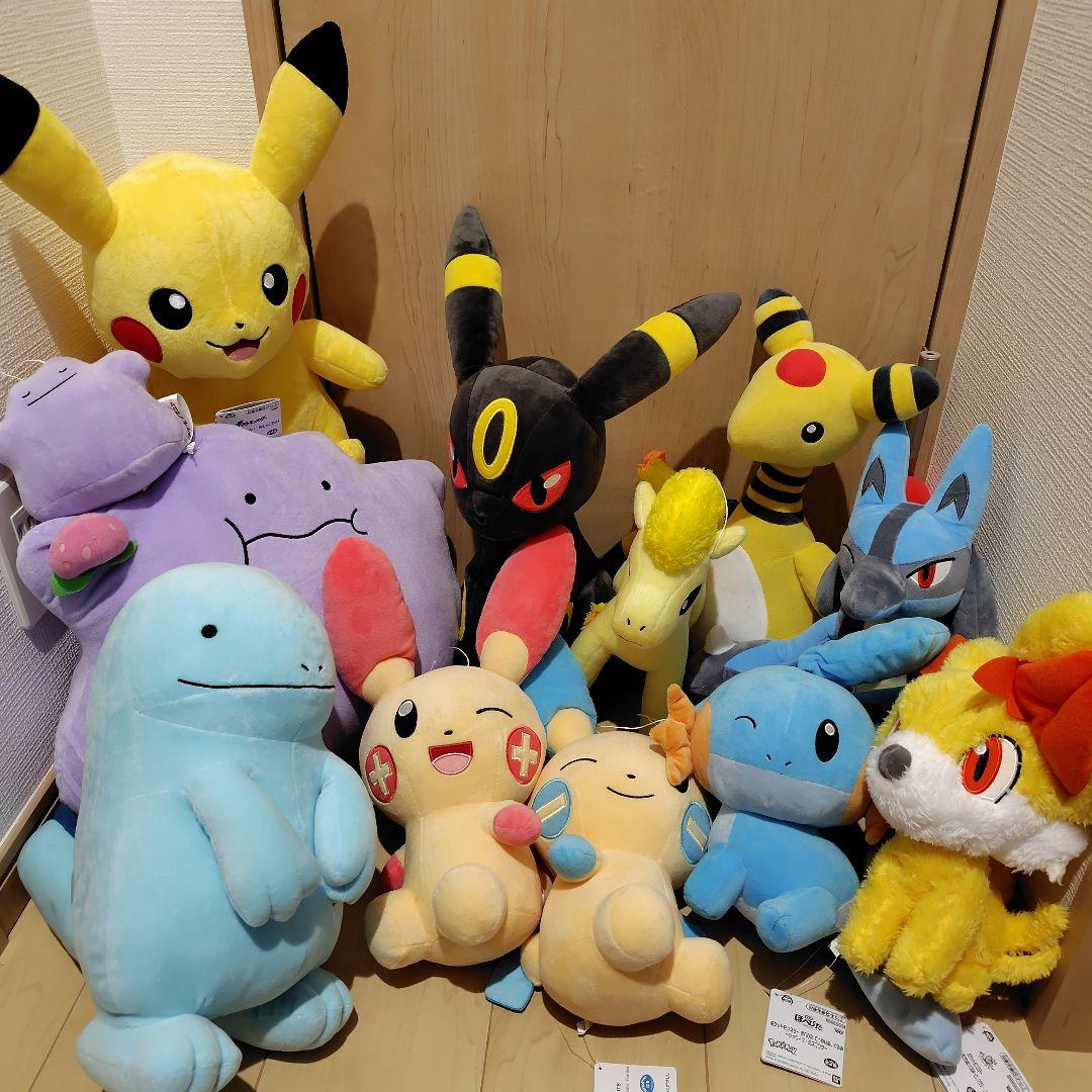新品タグ付き ポケモン 12点セット ぬいぐるみ ルカリオ ブラッキー など Amazon.co.jp: ポケットモンスター ポケモン キミにきめた! ぬいぐるみ