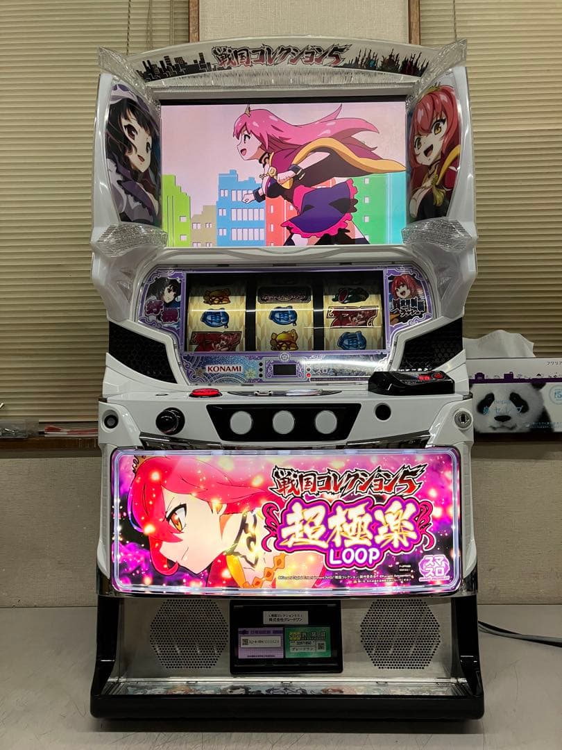 パチスロ実機　L戦国コレクション５　スマスロユニット付き パチスロ実機 L戦国コレクション5 スマスロユニット付き コナミ 戦国
