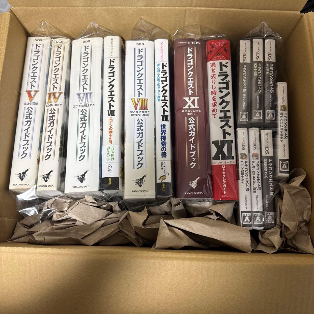 DS 3DS】ドラゴンクエスト 4 5 6 7 8 9 11ソフト攻略本セット