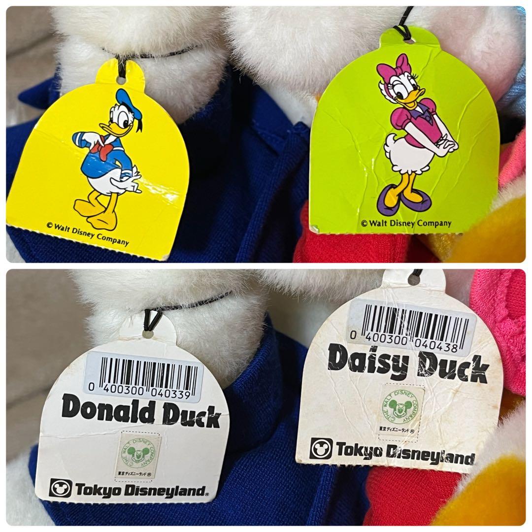 ディズニーランド ドナルドデイジー ぬいぐるみ 昭和レトロ ディズニー
