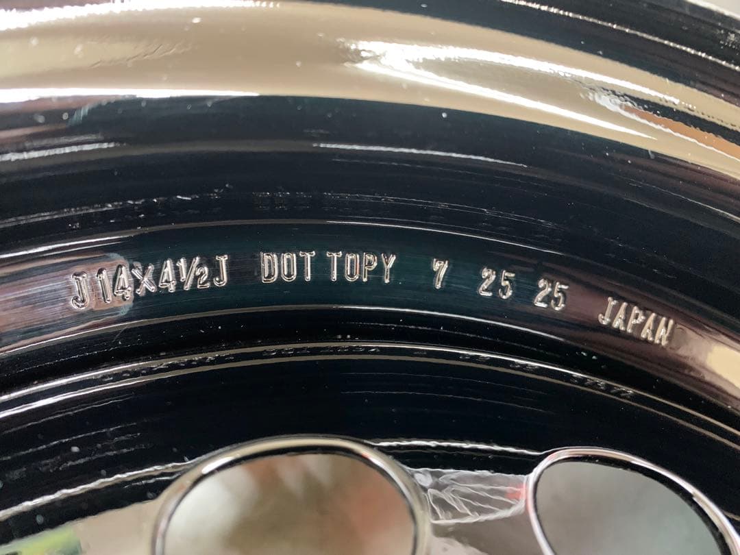 新品外し⭐︎N-BOX JOY 14×4.5J 4H100 ホンダ　 スチール