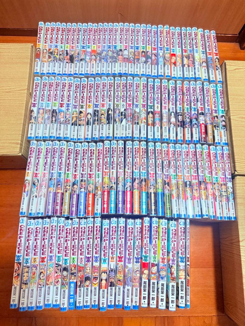 【全巻透明フィルムカバー付き】ONE PIECE 1～109巻➕おまけ 全巻透明フィルムカバー付き】ONE PIECE 1～109巻➕おまけ 全巻透明