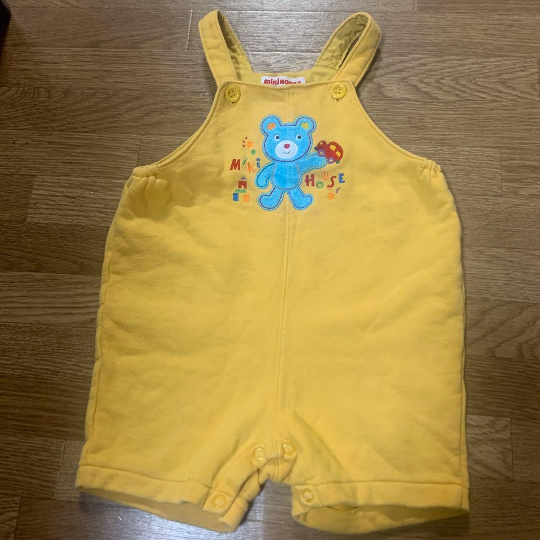 ミキハウス つなぎ サロペット オーバーオール 90センチ - メルカリ
