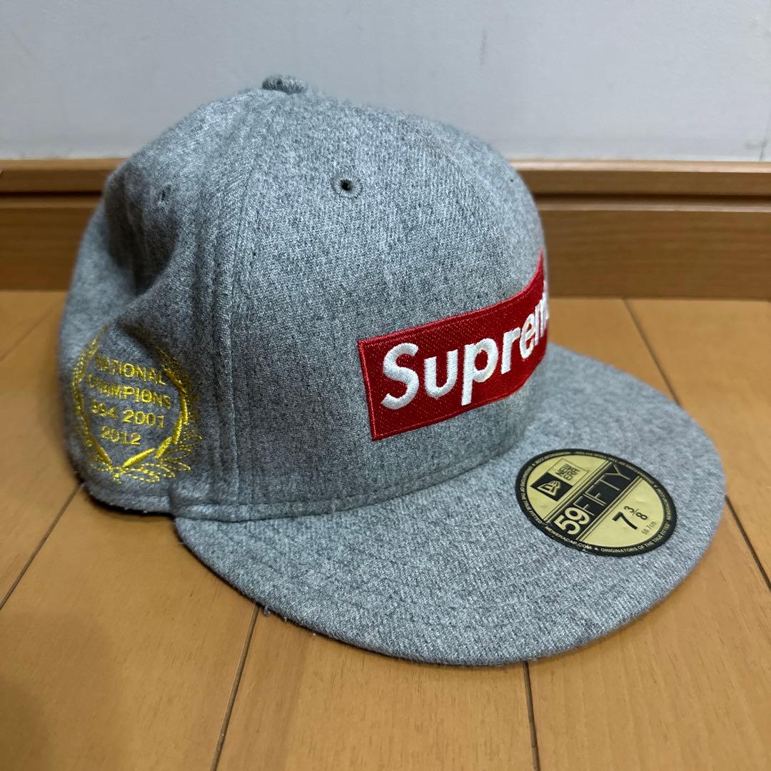 Supreme×NewEra Box Logo Cap ナショナルチャンピオンズ - メルカリ