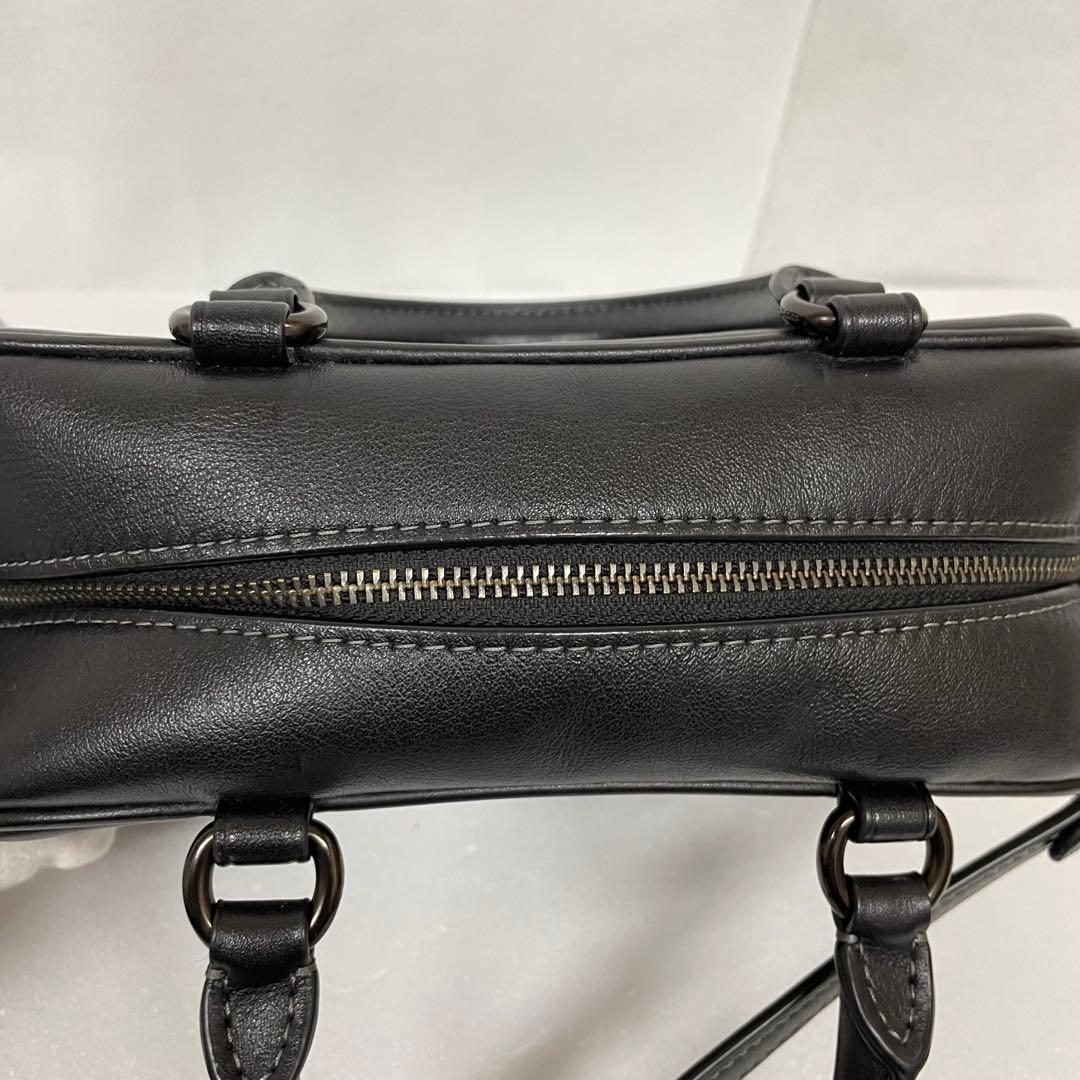 COACH サッチェルクロスボディ 2way ブラックレザー CT776 ST - メルカリ